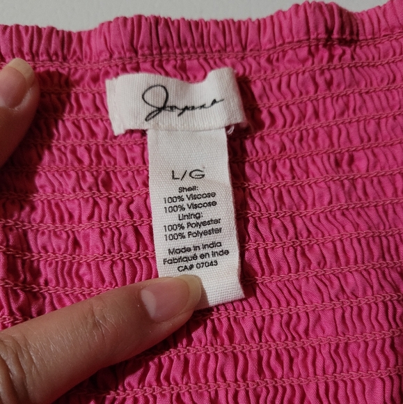 Japna pink midi with sleeves L - Picture 3 of 6